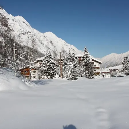 Gletscherblick Sankt Leonhard im Pitztal