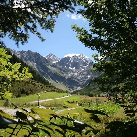 Gletscherblick Sankt Leonhard im Pitztal